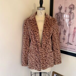Floral Patterned Women's Jacket